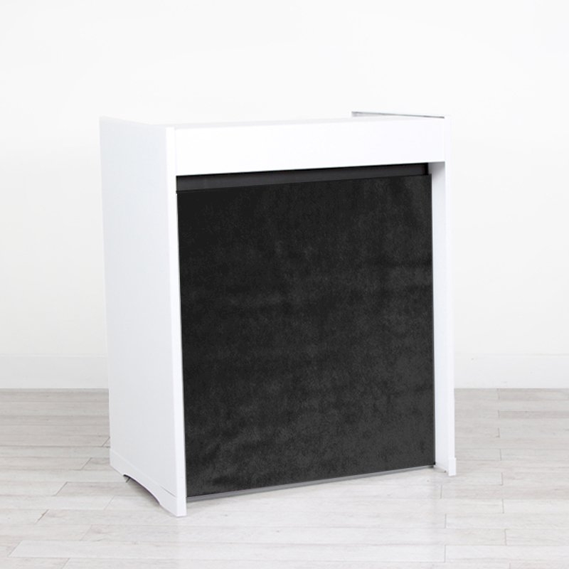 1m Straight Bar - White