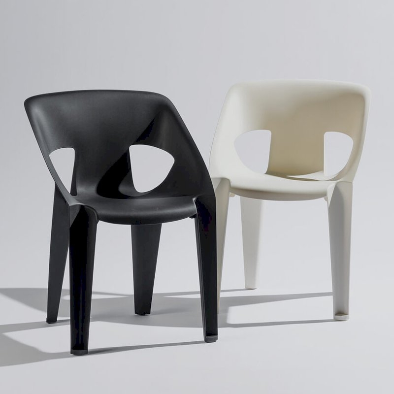 White Ark Stacking Chair