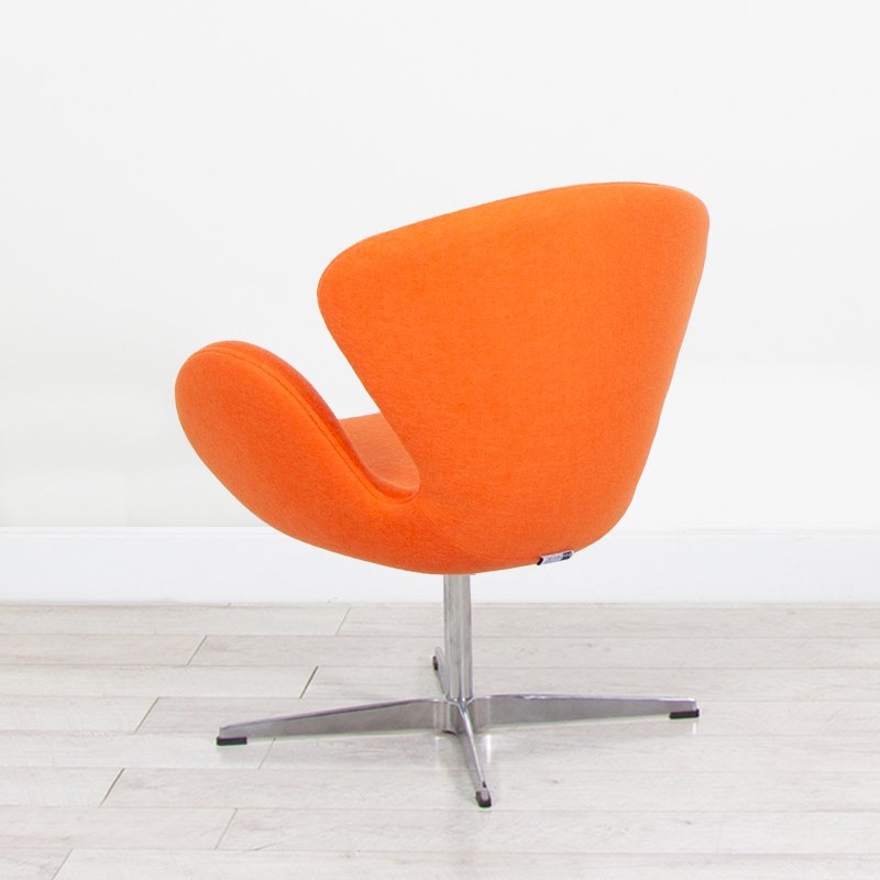 Orange Swan Chair