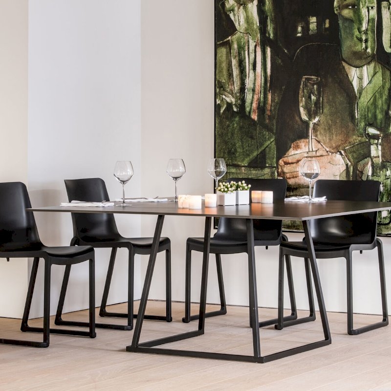 Black Kansas Linking Chair