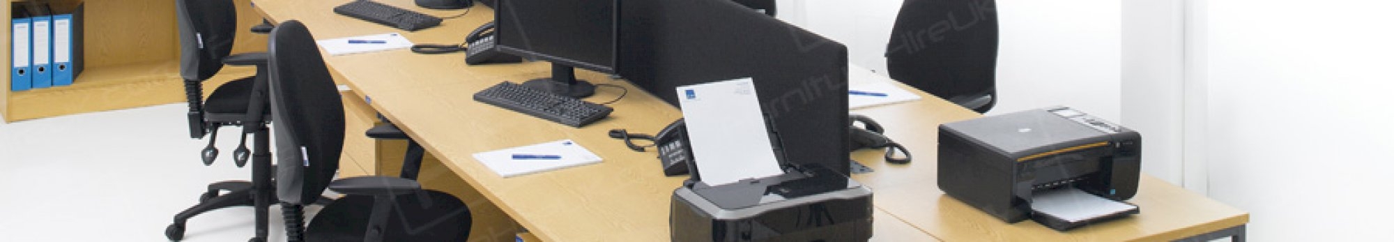 office with ops and printer stands