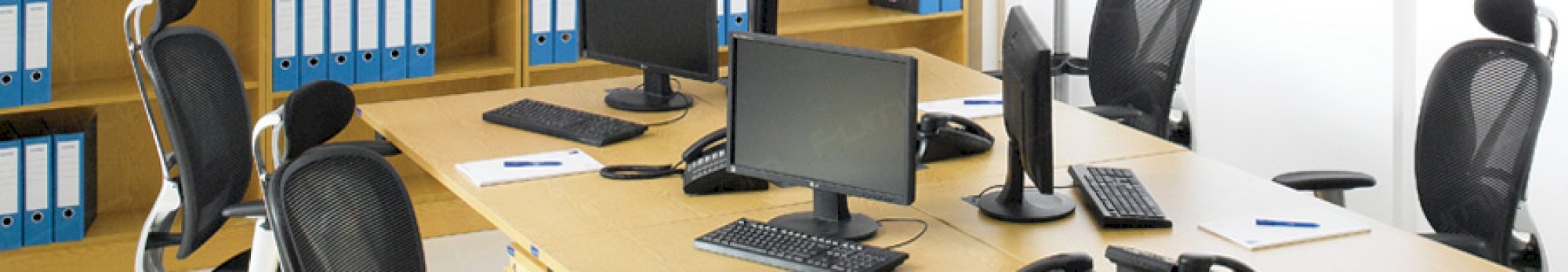 office with ergonomic chairs