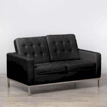 2 Seater Montague Sofa - Black 2 Seater Montague Sofa - Black