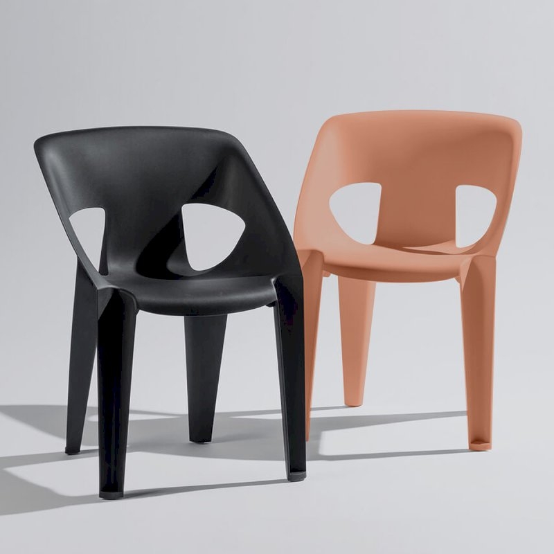 Terracotta Ark Stacking Chair