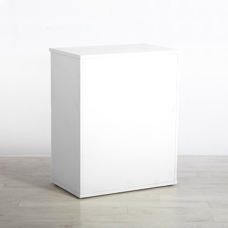 1000h Lockable Cupboard - White