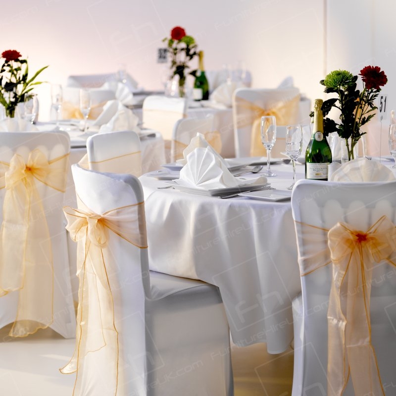 90 inch Round White Tablecloth (for 3ft)