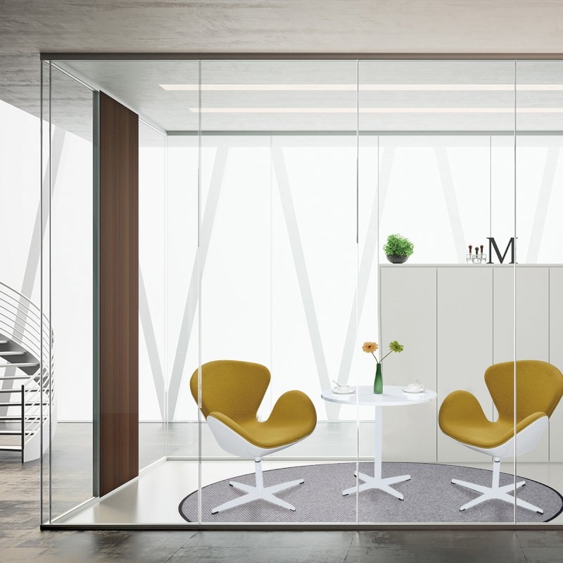 Yellow Fabric White Swan Chair